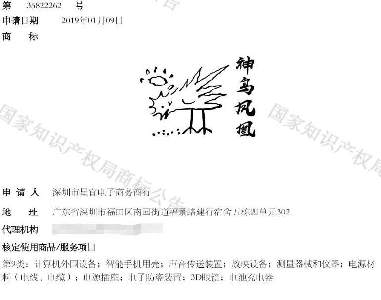 注冊的商標