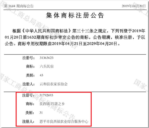 “四薯之鄉(xiāng)”商標